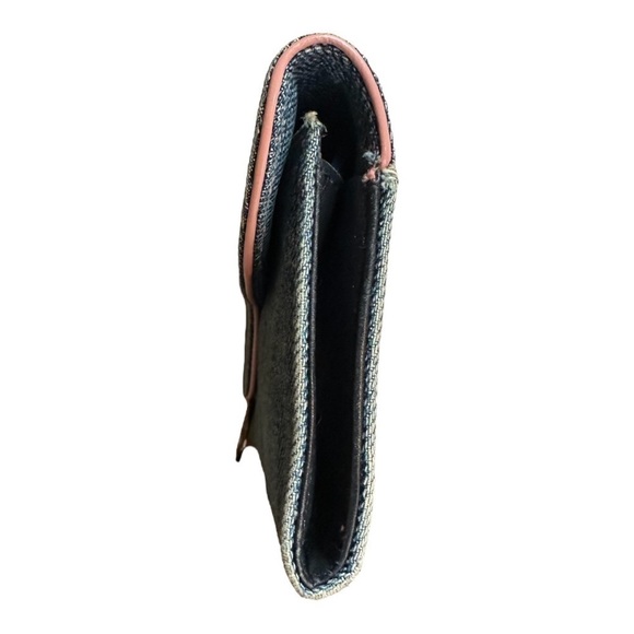 Vintage Dior Denim Long Saddle Wallet - Picture 3 of 15
